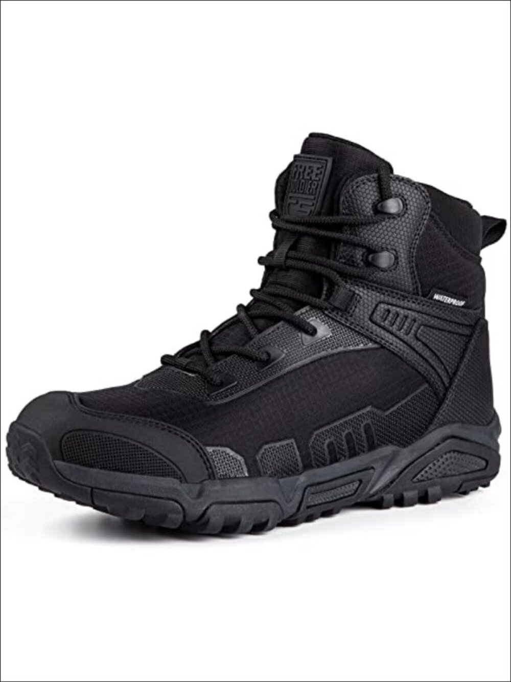 Men's Waterproof Tactical Combat Hiking Boots Lightweight Ankle-High